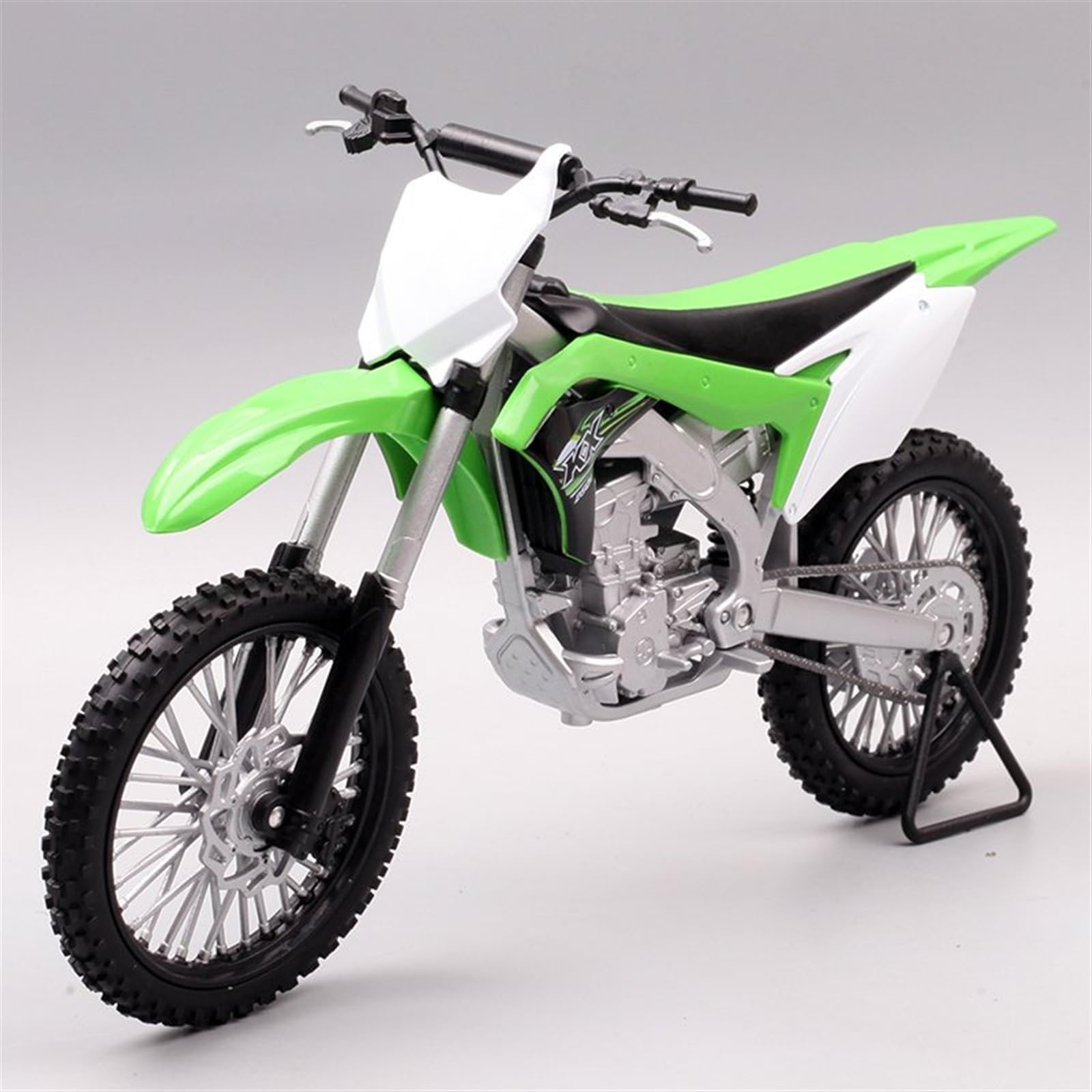 Modello Modello Di Moto In Lega Simulazione Auto Giocattolo 1/10 Per Kawasaki KX250 F 2017(With foam box)