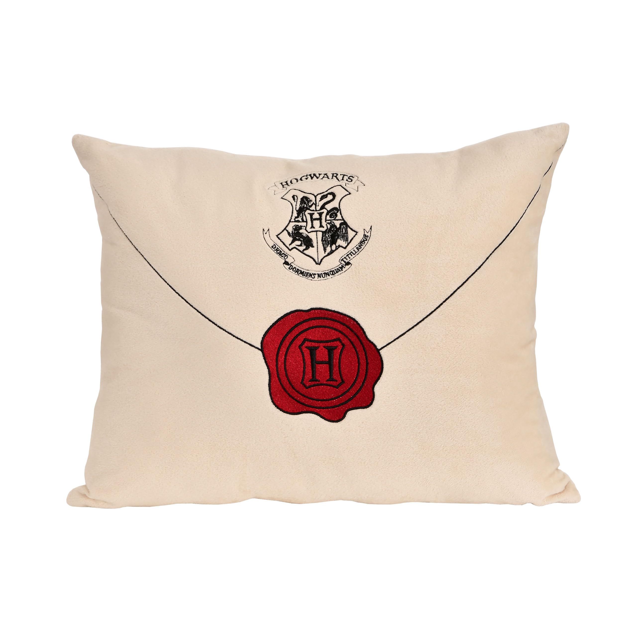 Coussin Harry Potter Elbenwald Lettre de Poudlard 42x12x34cm Décoratif Blanc
