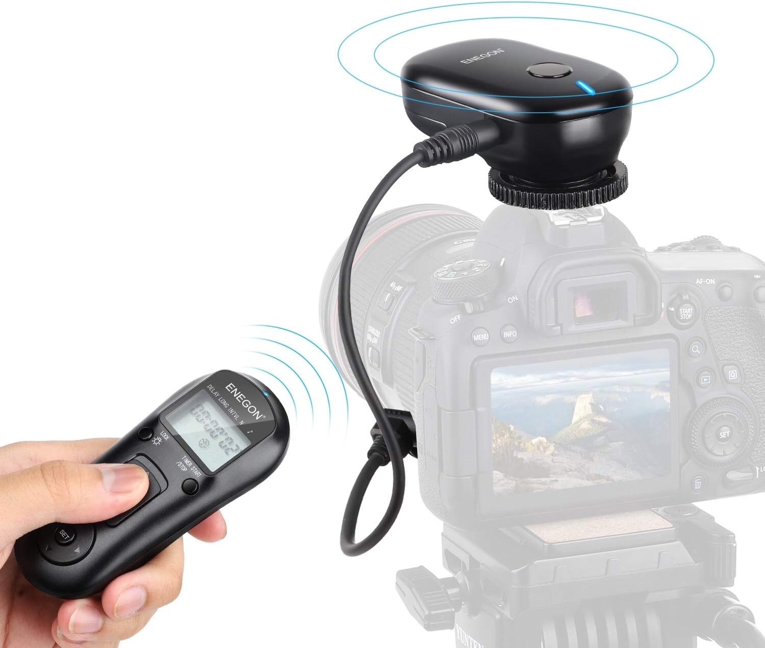 Wireless Shutter Time Remote Release Cord for Sony A7 III, A7 II, A7, A7R III, A9, A99,A9II,A58