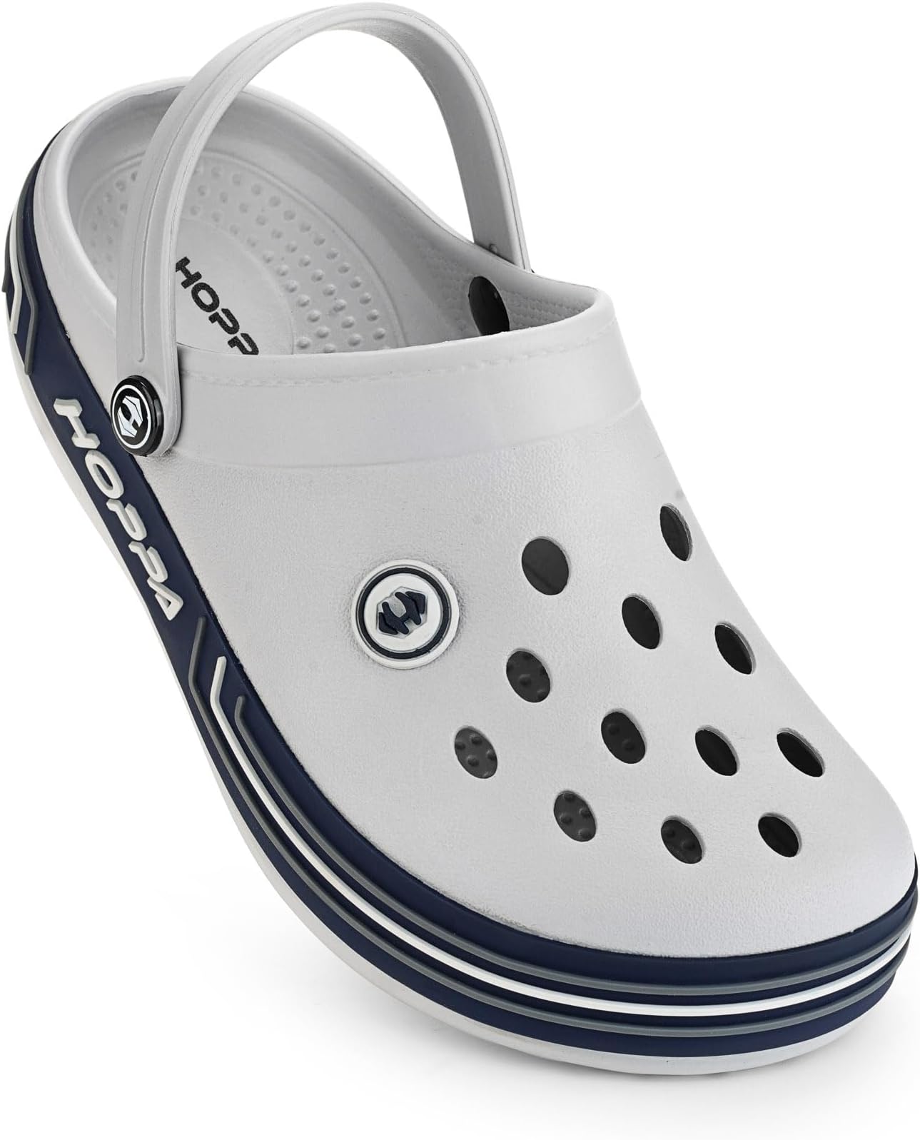 HOPPA - Trio Clogs - Men's Lightweight Classic Clogs I HOPP Tech R-eva Material I Lightweight I Superior Bounce I Stylish & Anti-Skid I Waterproof I Recyclable & eco-Friendly