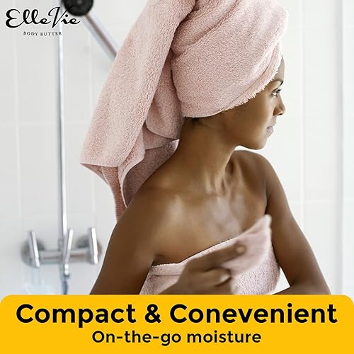 Miniatura 3 de Elle Vie Unscented Shea Butter Lotion Stick, Shea Butter Moisturizing & Hydration Stick, Beeswax, Baobab Butter, & Almond Oil Moisturizer (2 oz)
