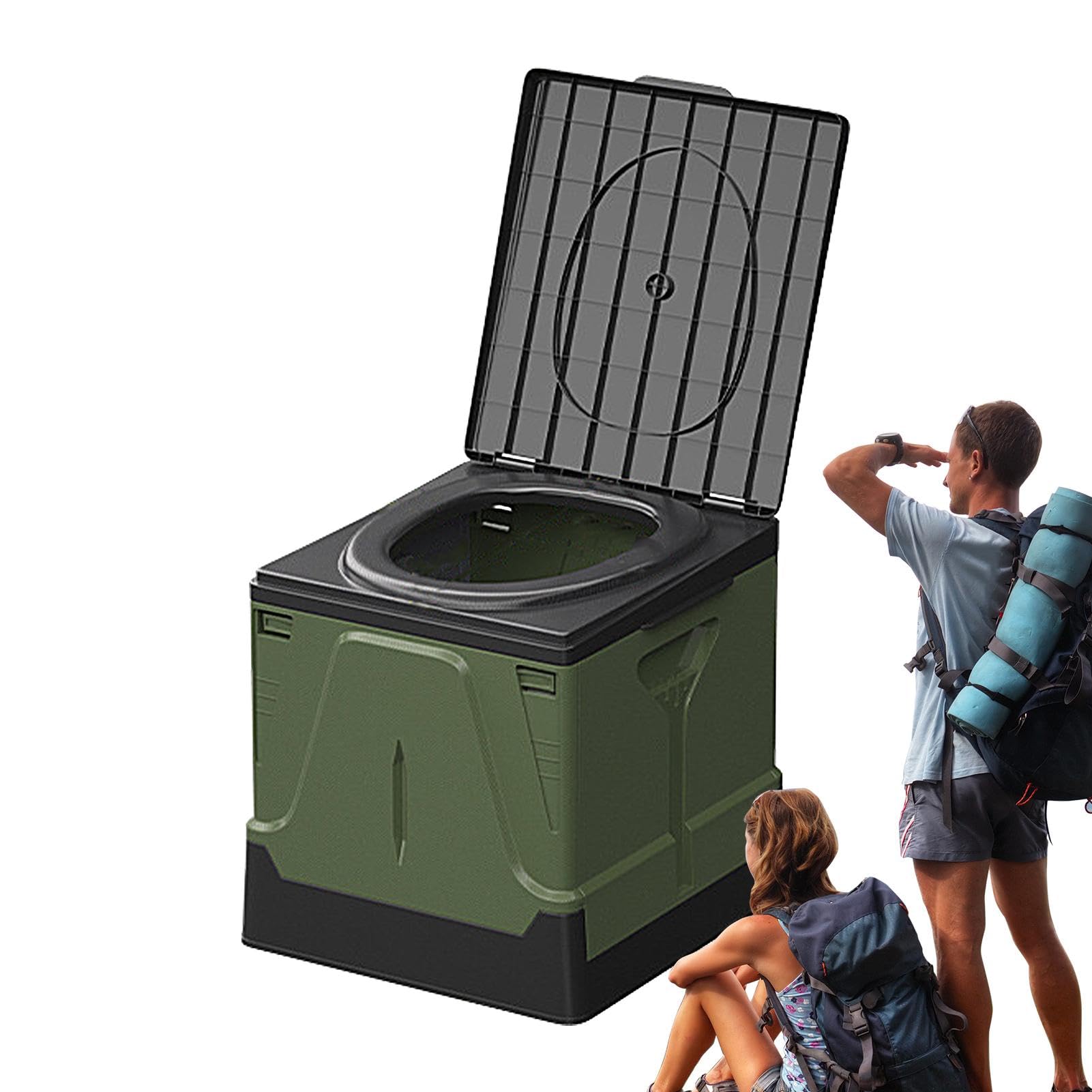 Inodoro Portátil y Retráctil Portátil Telescópico 181 kg De Carga | Orinal de Viaje Portátil para Coche para Adultos y Niños, Camping, Senderismo, , Playa y Atascos de Tráfico