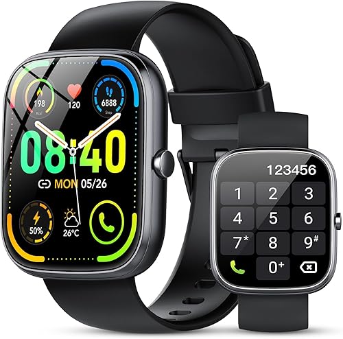 Smart Watch for Men Women (Answer/Make Calls), 1.91" HD Smartwatch with Heart Ra