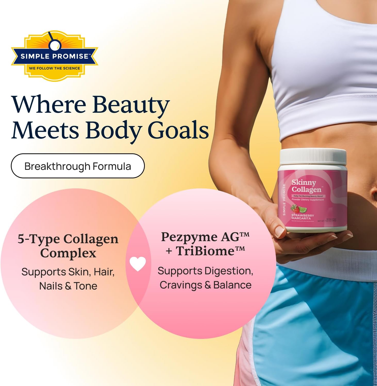 Skinny Collagen Weight Loss Supplement - Hydrolyzed Multi-Co...