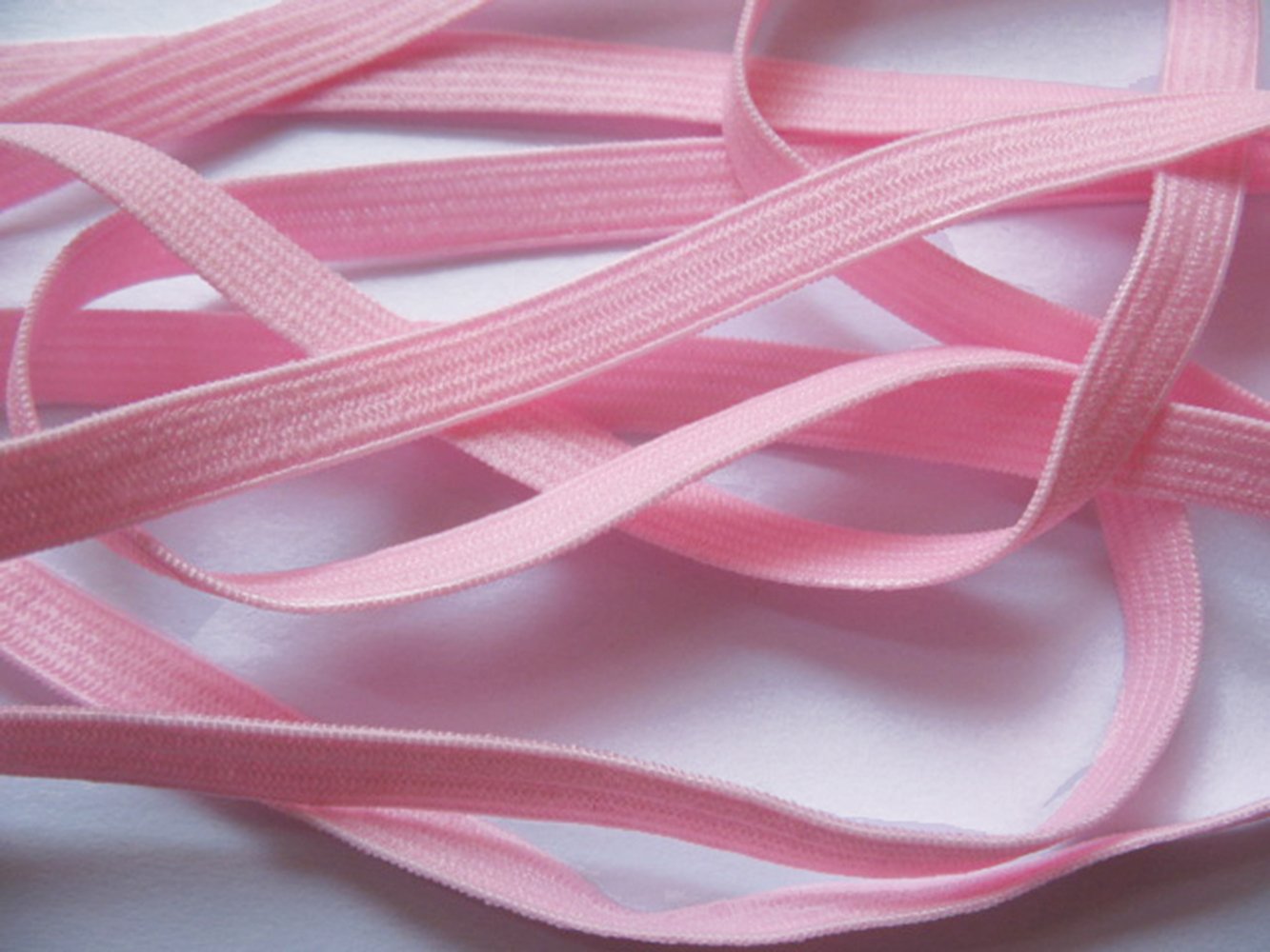 YYCRAFT Elastisches Elastan-Band – 18 M, 6 Mm, Weiß, 20 Stück