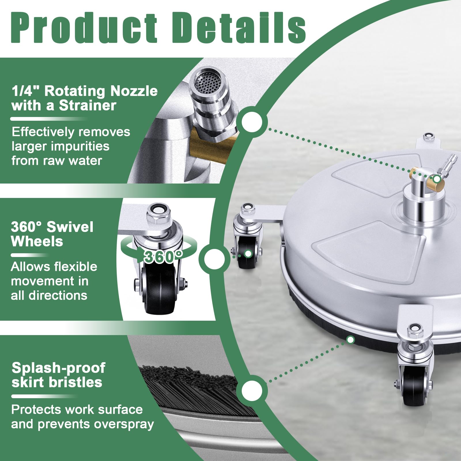 Nettoyeur Haute Pression 38 cm (15") Compatible avec Karcher K2 à K7