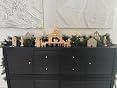 4pc Lanterne di Natale, candela di Natale vintage con lanterna di Babbo Natale a led per le decorazioni della tavola delle vacanze di Natale | IT