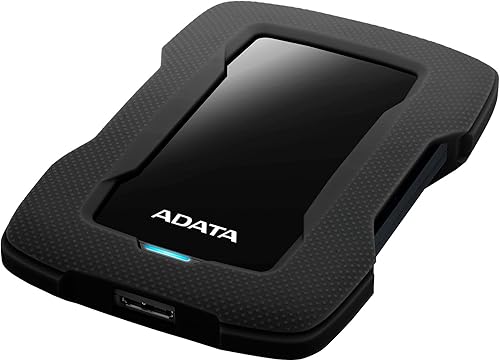 Miniatura 3 de ADATA HD330 2TB USB 3.1 Disco duro externo extra delgado resistente a los golpes Negro (AHD330-2TU31-CBK)