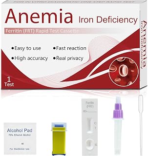 Iron Deficiency Test Kit – Accurate & Easy at-Home Test to Monitor Iron Levels, Suitable for Both Children and Adults-ONE Test