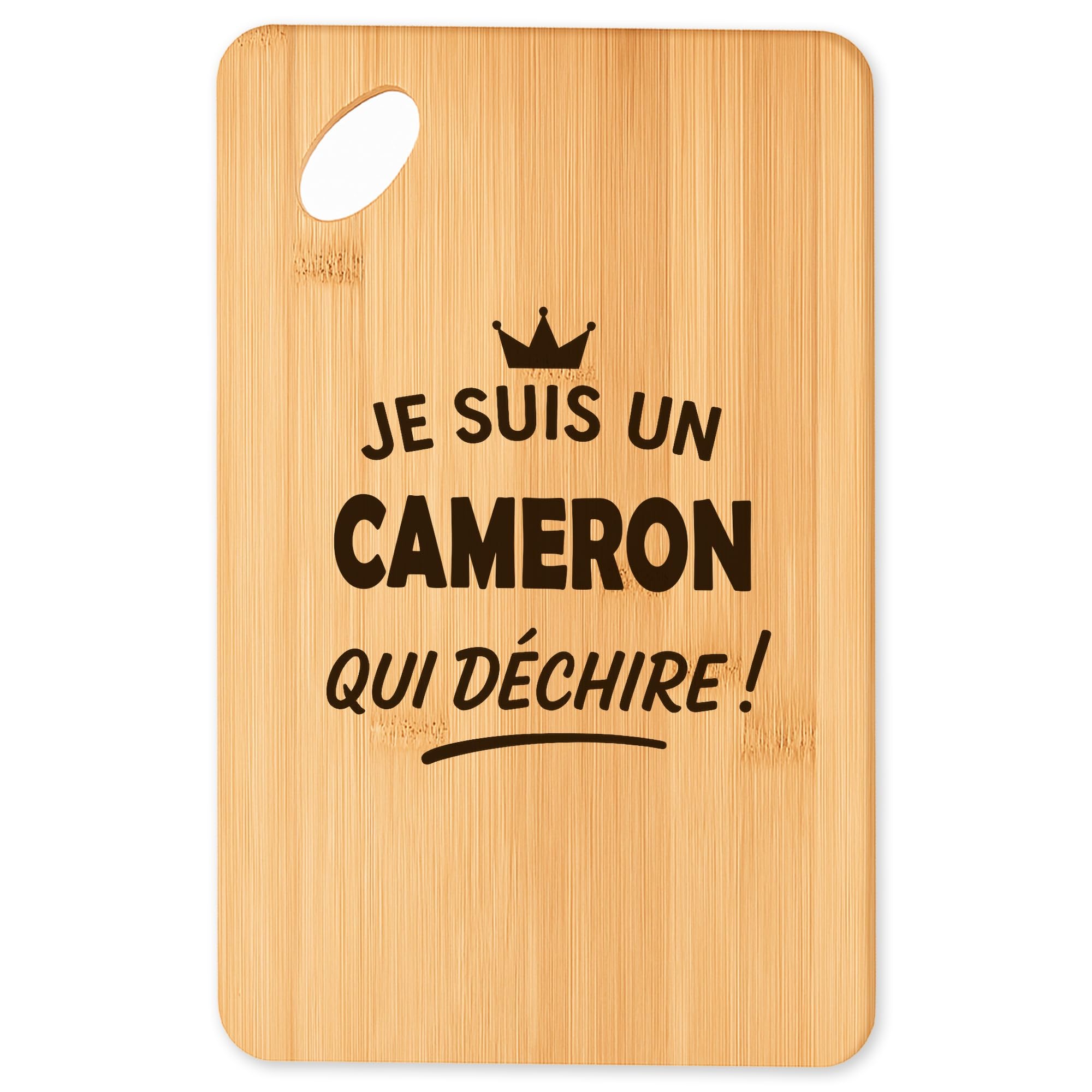 Planche à découper Cameron 2, le cadeau original pour les passionnés de cuisine