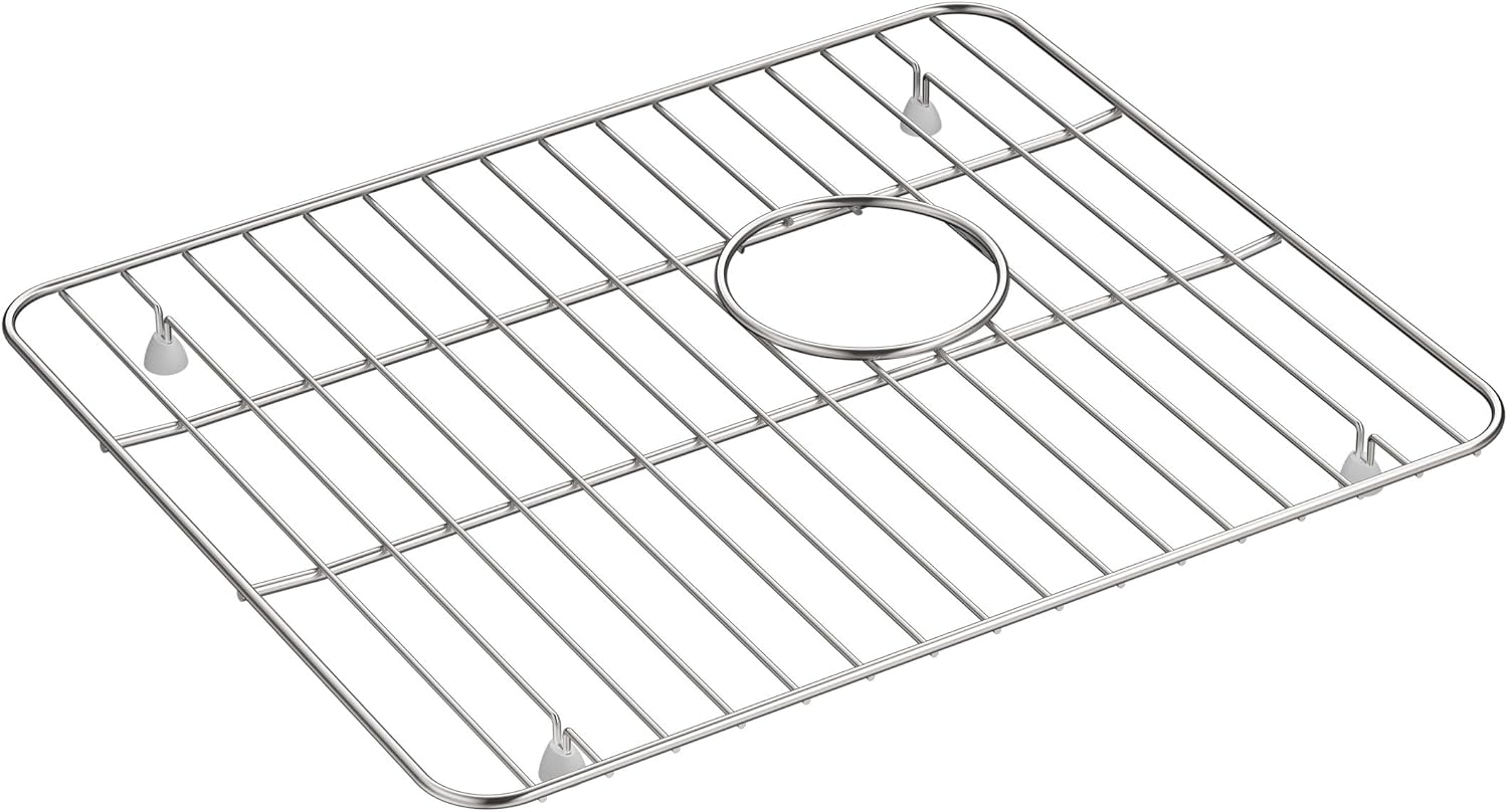 Black Friday - 40% OFF KOHLER K-5828-ST Whitehaven Sink Rack, Large, Stainless Steel,1.00 x 14.53 x 17.64 inches