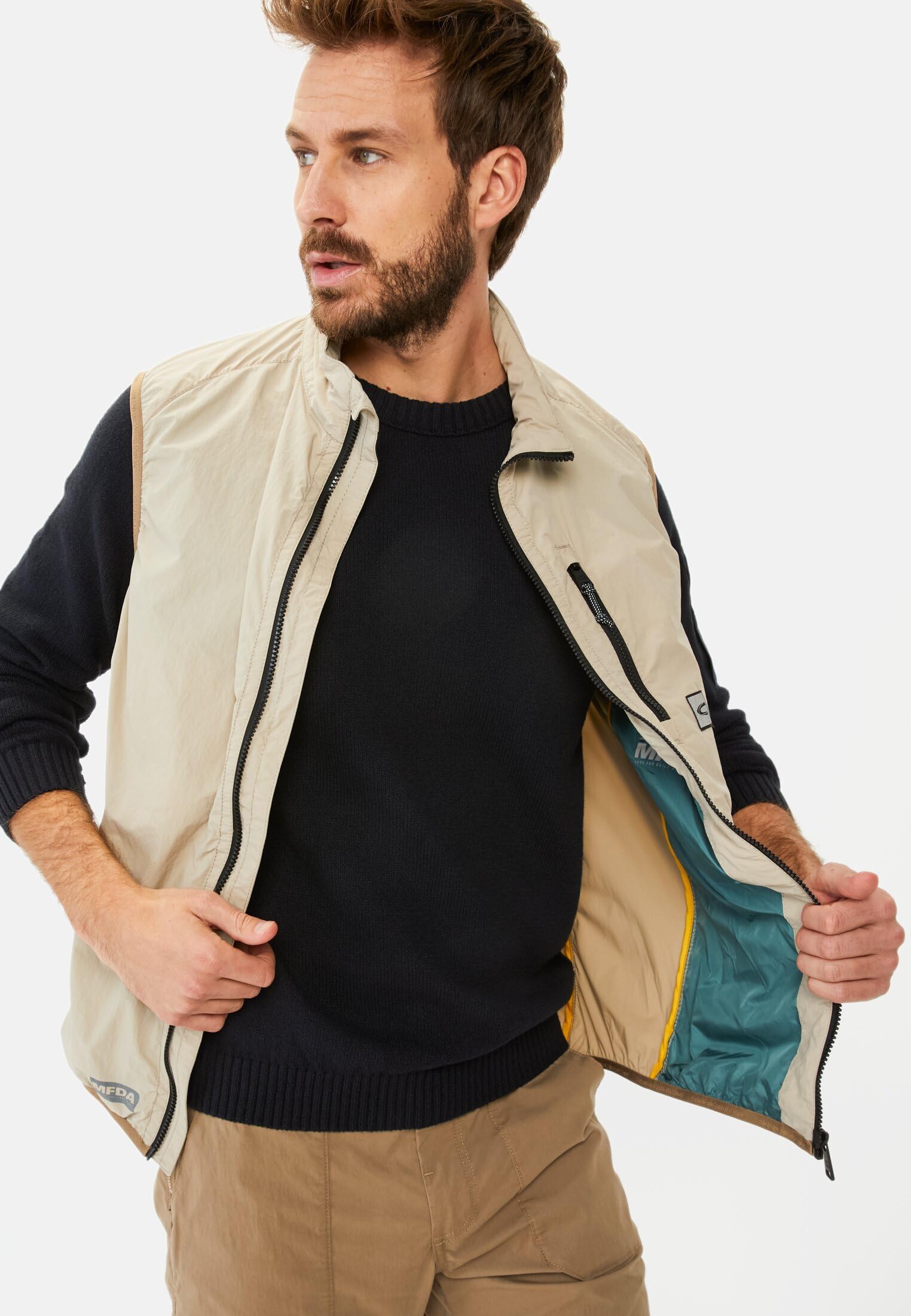 camel active Herren Pullover mit Cooling Effekt