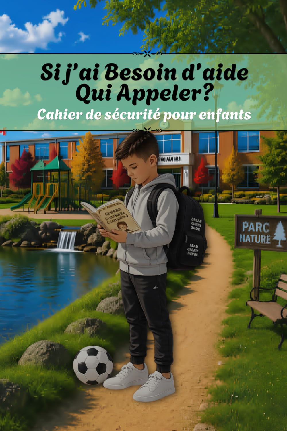 Cahier de Sécurité pour enfants: Qui appeler si j'ai besoin d'aide? Contacts d'urgence, informations importantes pour ta sécurité et pages de dessins