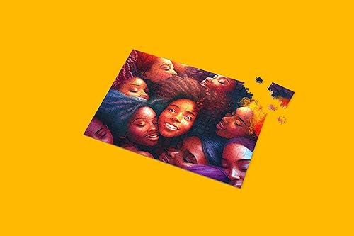 Miniatura 5 de Rompecabezas afroamericanos para celebrar el arte 1000 piezas LewisRenee afroamericano rompecabezas, abraza la creatividad y el legado negros con un