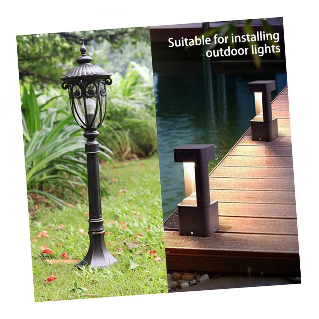 MAGICLULU 3 Set Elettrica Da Esterno Giunzione Stagna Vie Per Impianti Elettrici Accessori Per Illuminazione Da Giardino E Strada Connettori Impermeabili Per Mm² 2 Pezzi*3