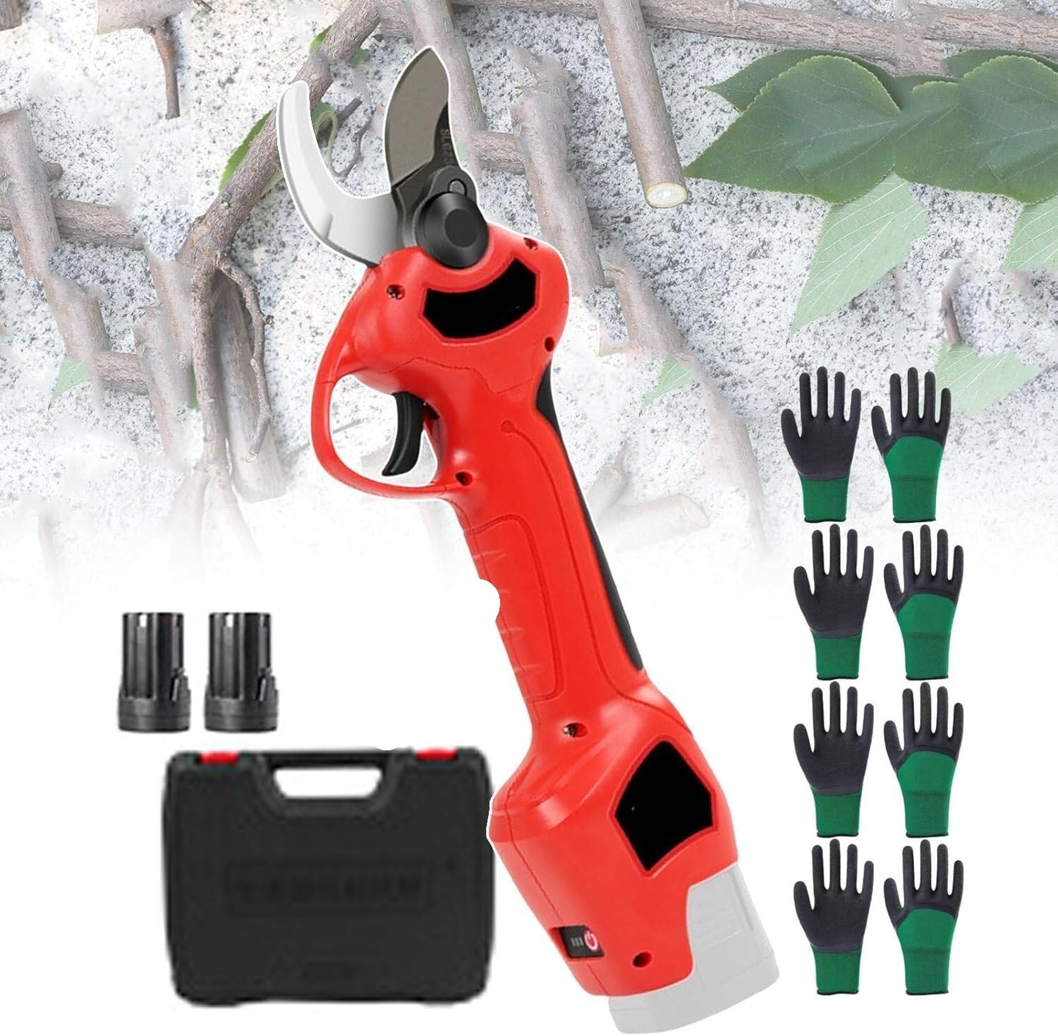 Xdgsdrdf One Color Professional Pruning Shears Electric Branch Cutter/Battery Powered
