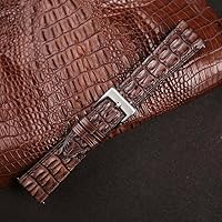 Vista 4 de Alligator Double Hornback Leather Watch Bands for Men Women - Quick Release Watch Bands - 16mm, 17mm, 18mm, 19mm, 20mm, 21mm, 22mm, 23mm & 24mm