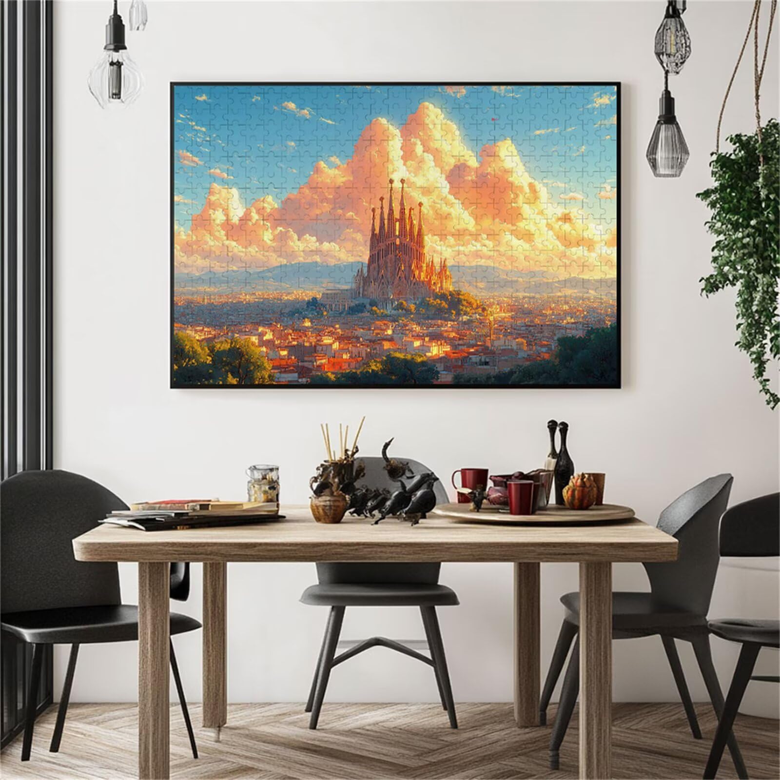 Puzzle 2000 Piezas Adultos Paisaje Puzzle Imposible Rompecabezas Pieza De Madera Jigsaw Un Rompecabezas Desafiante, Uegos Rompecabezas para Toda La Famili Regalo Hombres Mujeres 70.5X99.5cm R-28