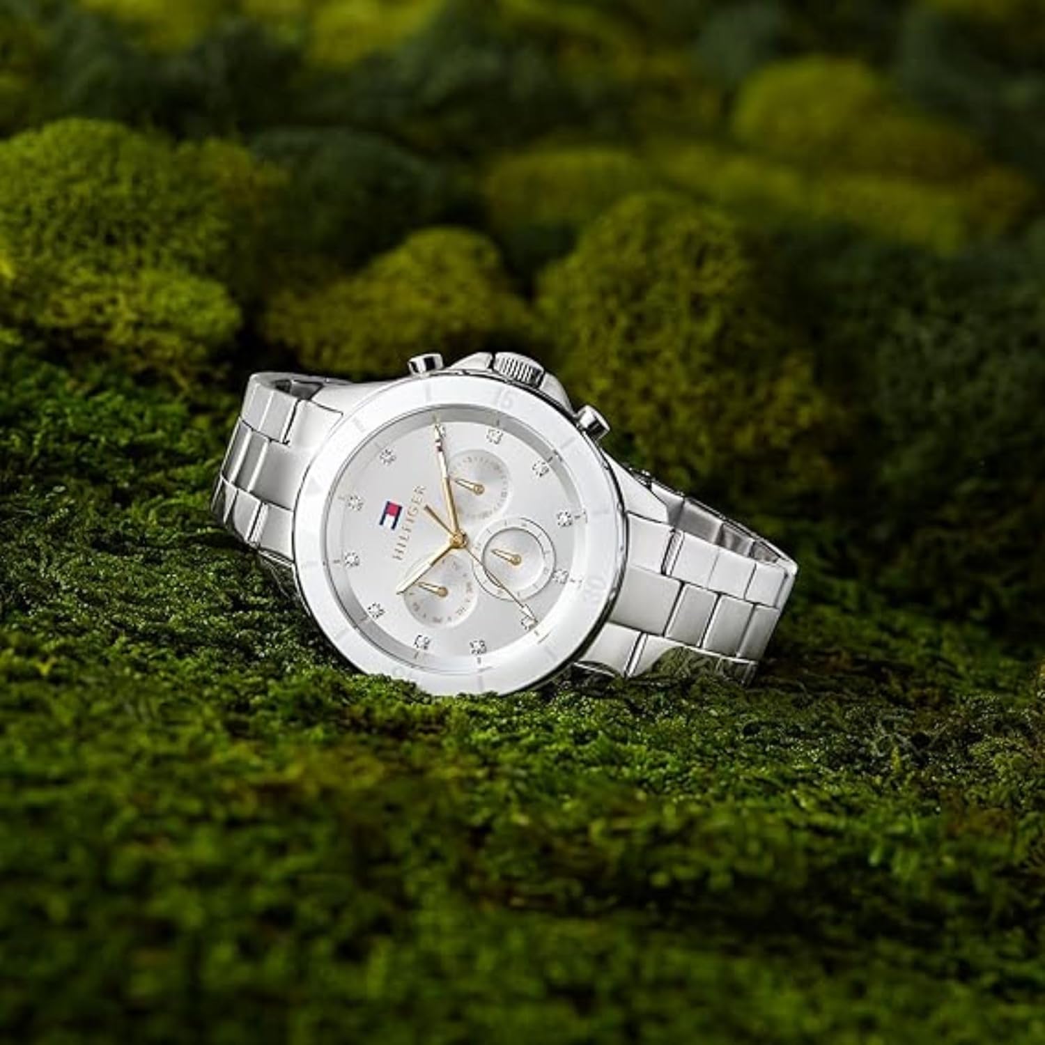 Tommy Hilfiger Womens Sporty Watch - Multifunction Stainless Steel Wristwatch - Water Resistant up to 5 ATM/50 Meters - Premium Fashion Timepiece for All Occasions - 40 mm - Image 4