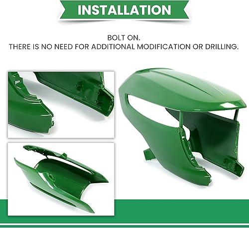 Miniatura 3 de Kojem Rejilla delantera para cortacésped compatible con John Deere X300 X300R X304 X305R X310 X320 X324 X340 X360 X500 X530 534 Reemplazo para