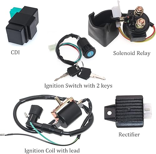 Miniatura 6 de Arnés de cableado de 125 cc de 110 cc para ATV chino arnés de cableado compatible con GY6 Taotao Kazuma Baja 50cc 70cc 90cc 110cc 125cc 150cc ATV Go
