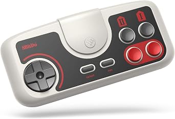 8Bitdo PCE 2.4G Wireless Gamepad for PC Engine Mini, PC Engine CoreGrafx Mini, TurboGrafx-16 Mini & Nintendo Switch (PCE Edition)