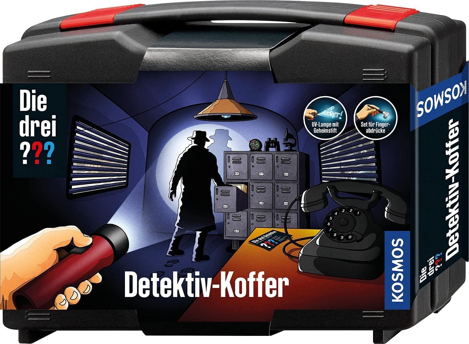 Franckh -Kosmos Die DREI ??? Detektiv-Koffer + Fingerabdrücke Detektiv Set