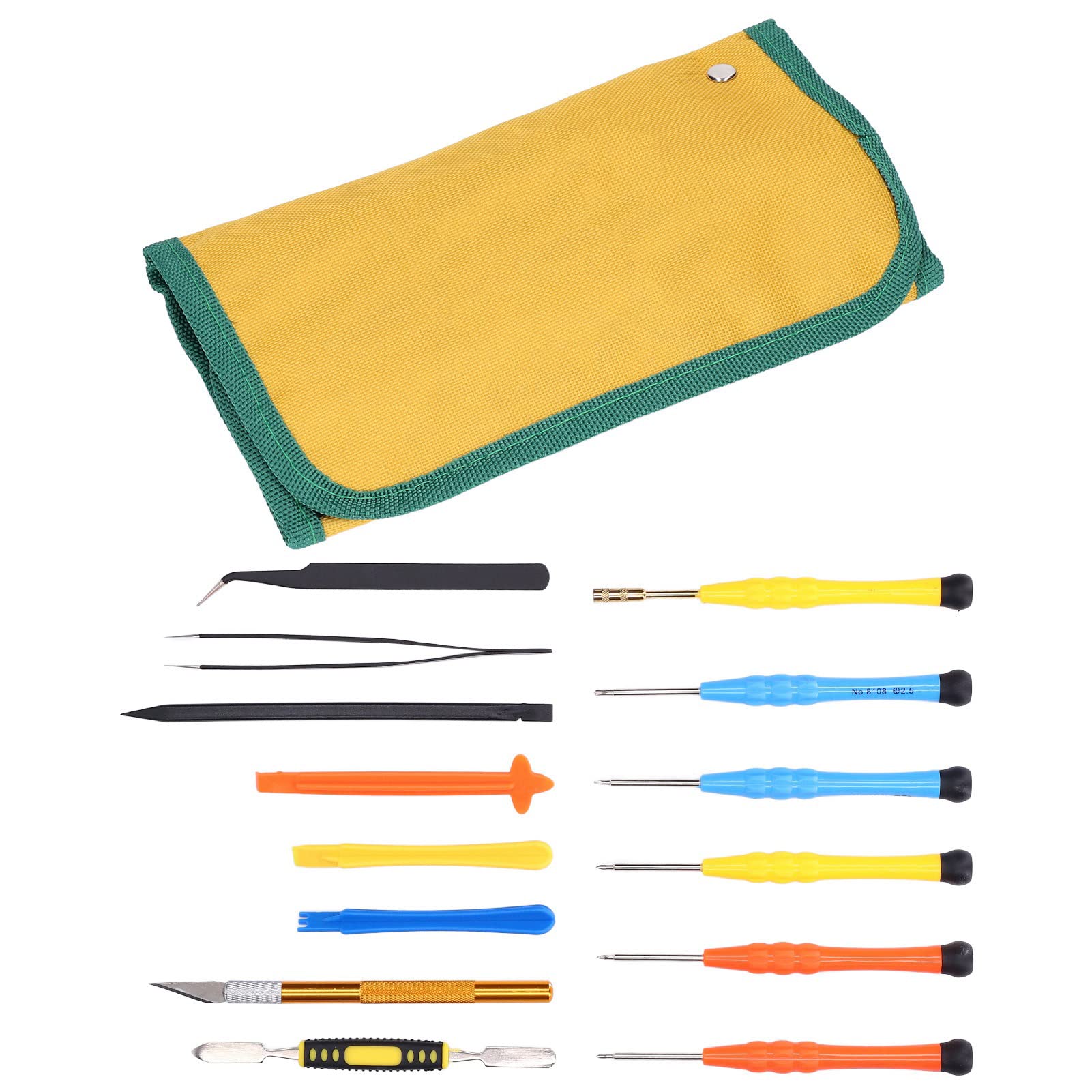 Phone Repair Tools Kit, ABS Alloy Steel Material, 14 in 1 Set for Computers and Household Appliances, Accurate Screwdrivers for Electronics Repair, Complete DIY