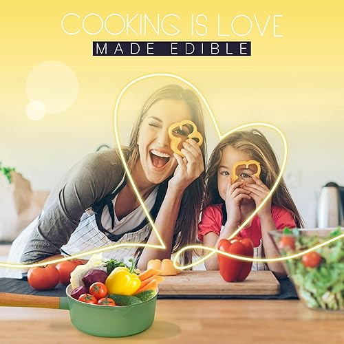 Miniatura 9 de Dr.HOWS OMIZA - Cacerola antiadherente de cerámica PFOA de 8 pulgadas, sin PFOS, cacerola mediana de 2 cuartos de galón, mango de madera, para