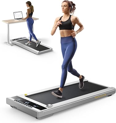 Tappetino da corsa, pendenza 9%,2 in 1 tappetino elettrico 2,5 HP, compatto e portatile sotto la scrivania, 10 km/h, telecomando, schermo LED, salvaspazio, per l’ufficio a casa