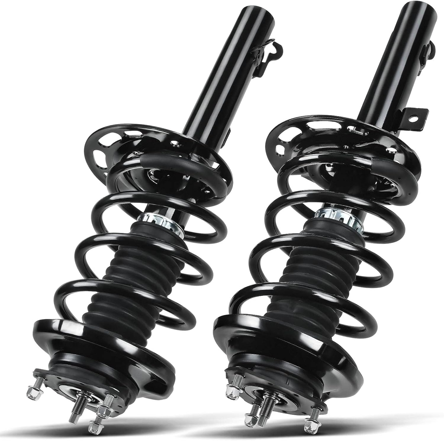 A-Premium Front Struts Compatible with Ford Focus 2006-2007 - 2x Replacement Suspension Complete Strut Assembly Shock with Coil Spring
