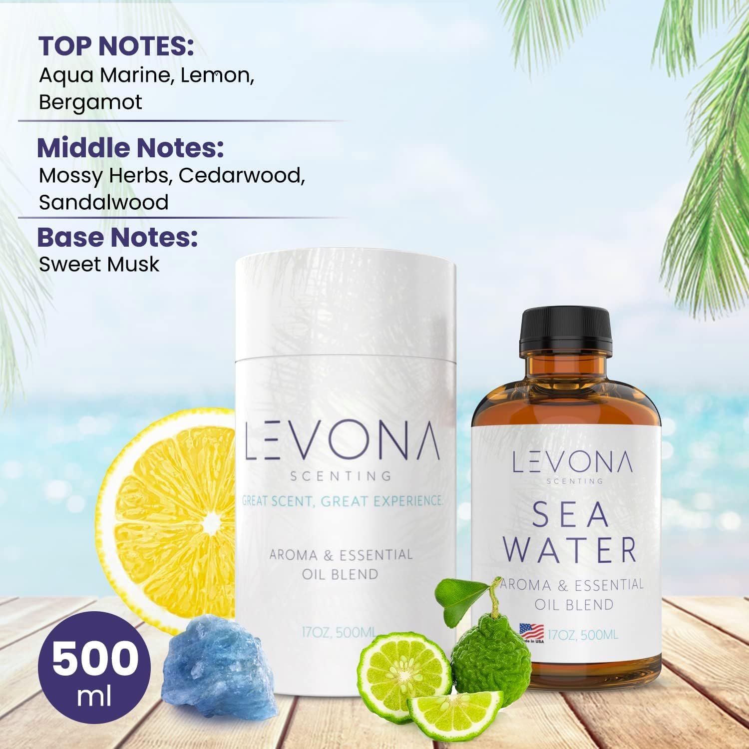 Levona Scent Arosa Diffuser - HVAC System with Smart App Control, Scent Diffuser for Whole House, Office, Hotel, & Large Spaces - Coverage 4000 sq ft - Includes Sea Water 500ml Essential Oil image 5