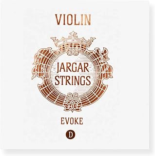 Jargar Evoke Violin D, Synthetic Core, Silver Wound | Violin String for Professionals and Aspiring Violinists | Fast, Direct Response with Brilliant Sound Color | Made In Denmark