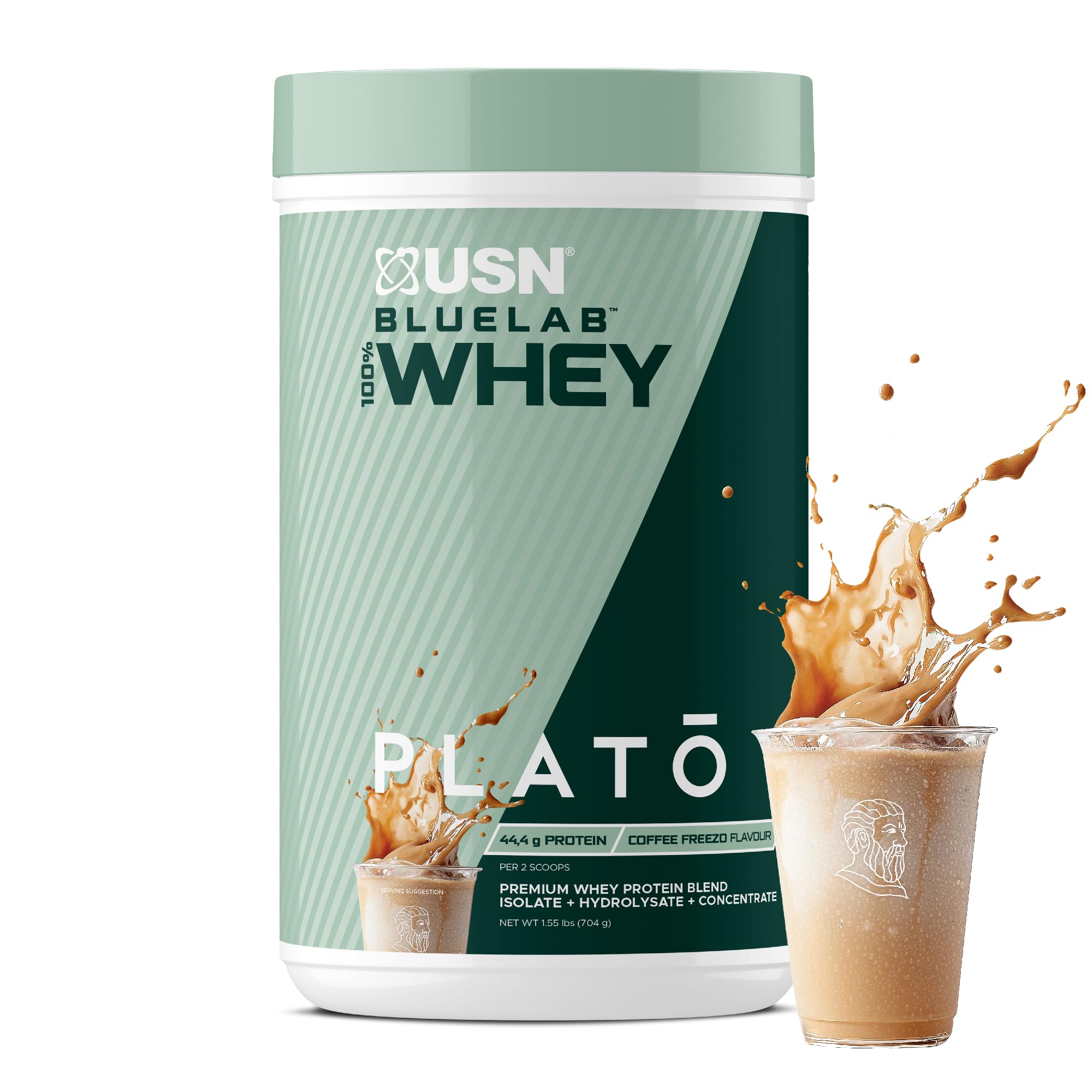 USN x Plato BlueLab 100% Whey Protein Powder | 704g – 22 Servings