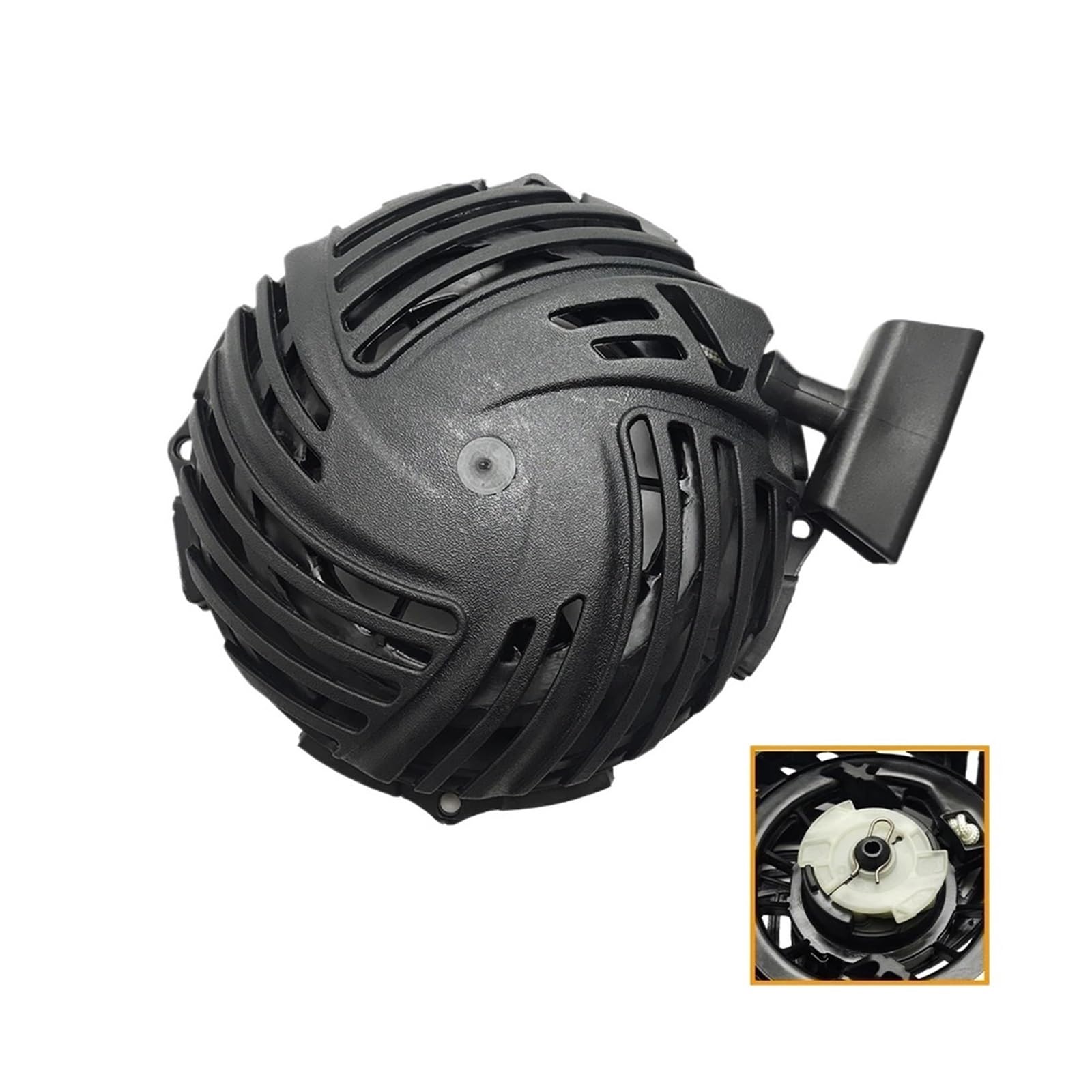 Rozrusznik ręczny, pasujący do kosiarek Briggs Stratton, 500E 450E 550E 575EX, podkaszarek trawy, agregatów prądotwórczych i ogrodowych zespół rozrusznika linkowego