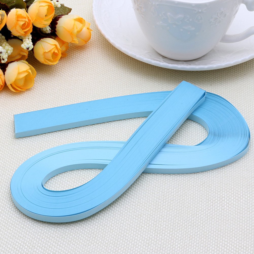 Kanxiner Quilling Paper Strips 5 Mm, Quilling Paper Kit DIY Hand Craft Decoration Gift, 120 Strips