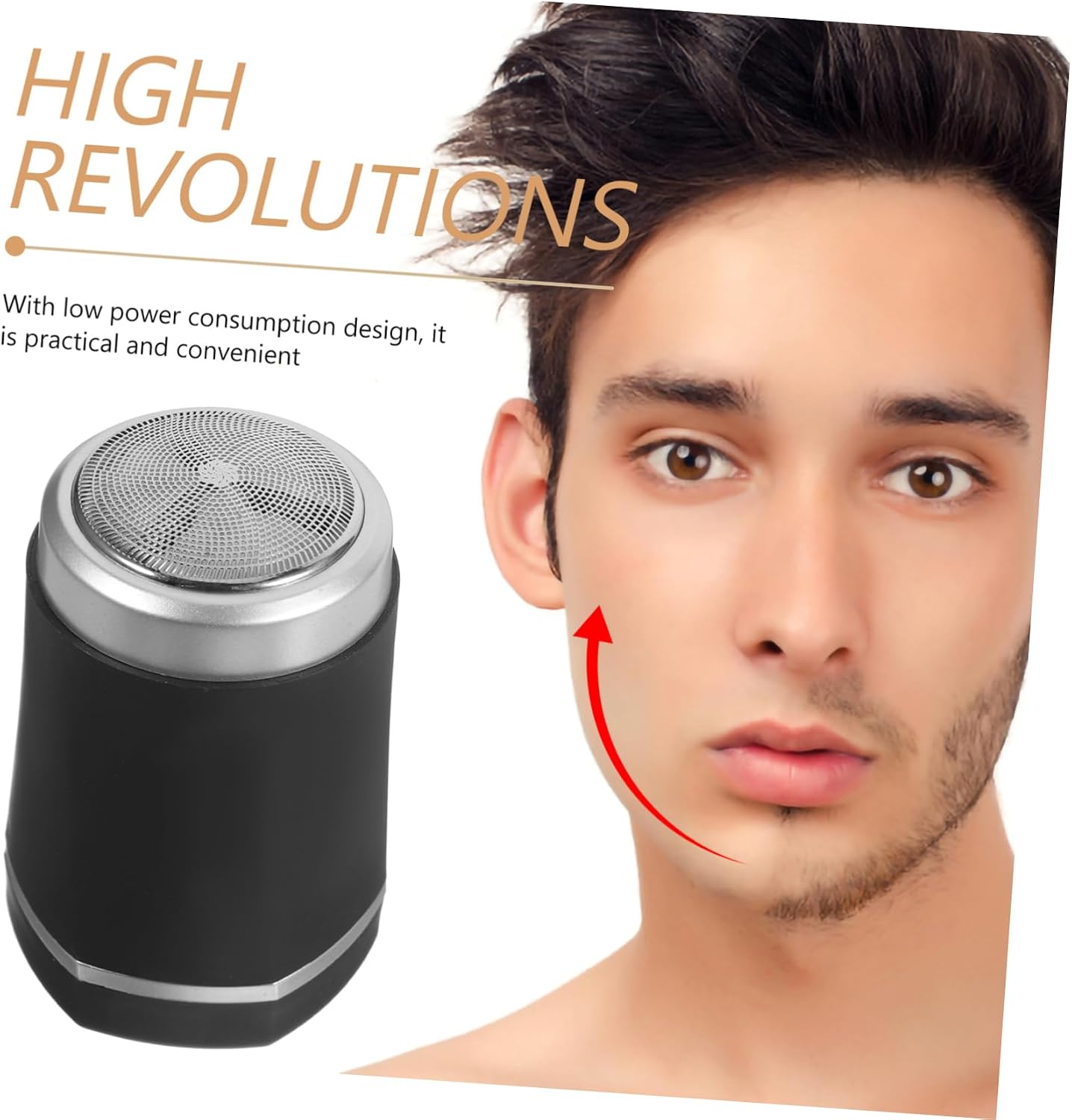 USB Rechargeable Shaver for Men Compact Mini Razor with High Grade Material Easy to Clean and Washable Personal Care Beard Trimmer