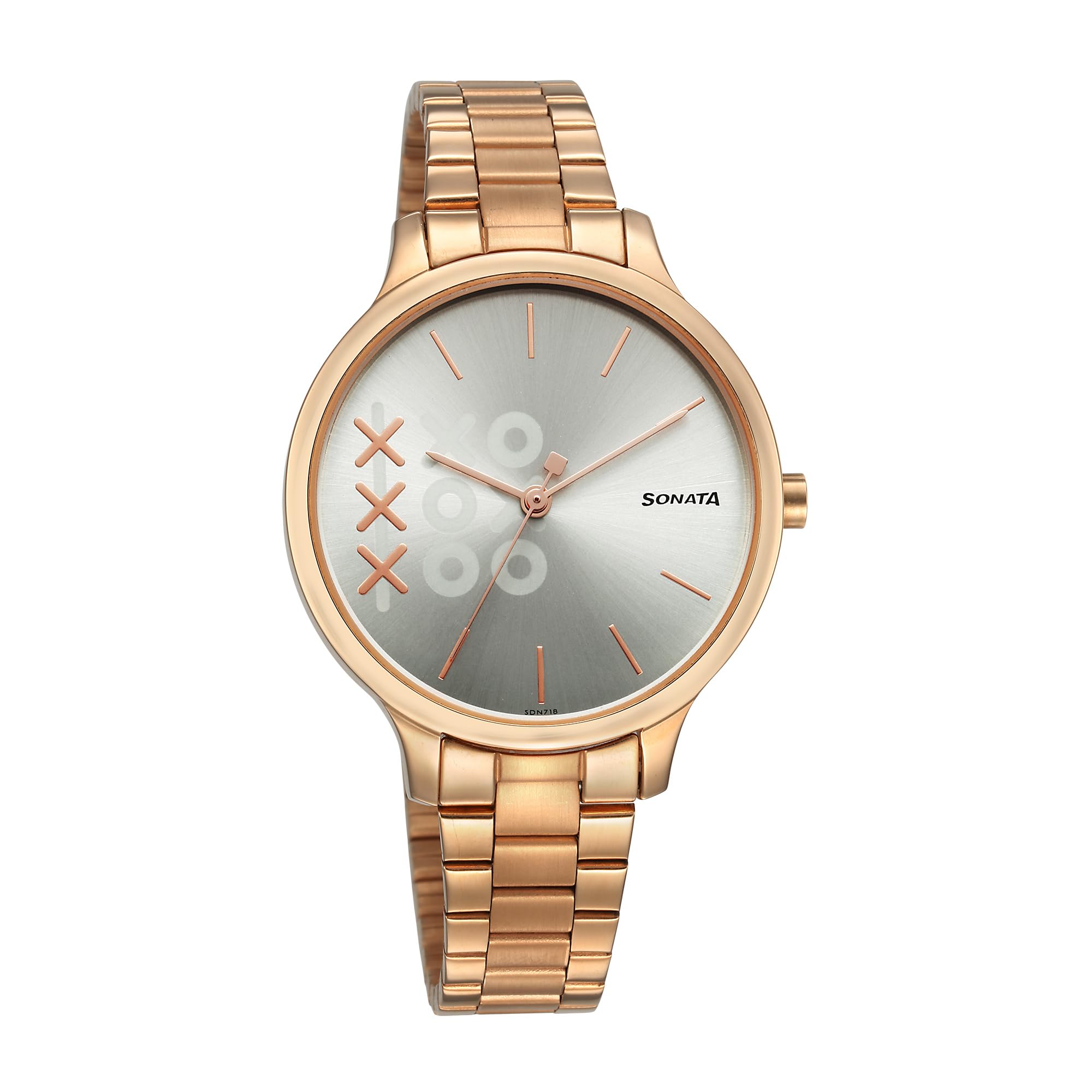 Fastrack Women Stainless Steel Sonata Blue Dial Analog Watch -87050Wm04, Band Color-Gold (B0C5MY4TRD) Amazon Price History, Amazon Price Tracker
