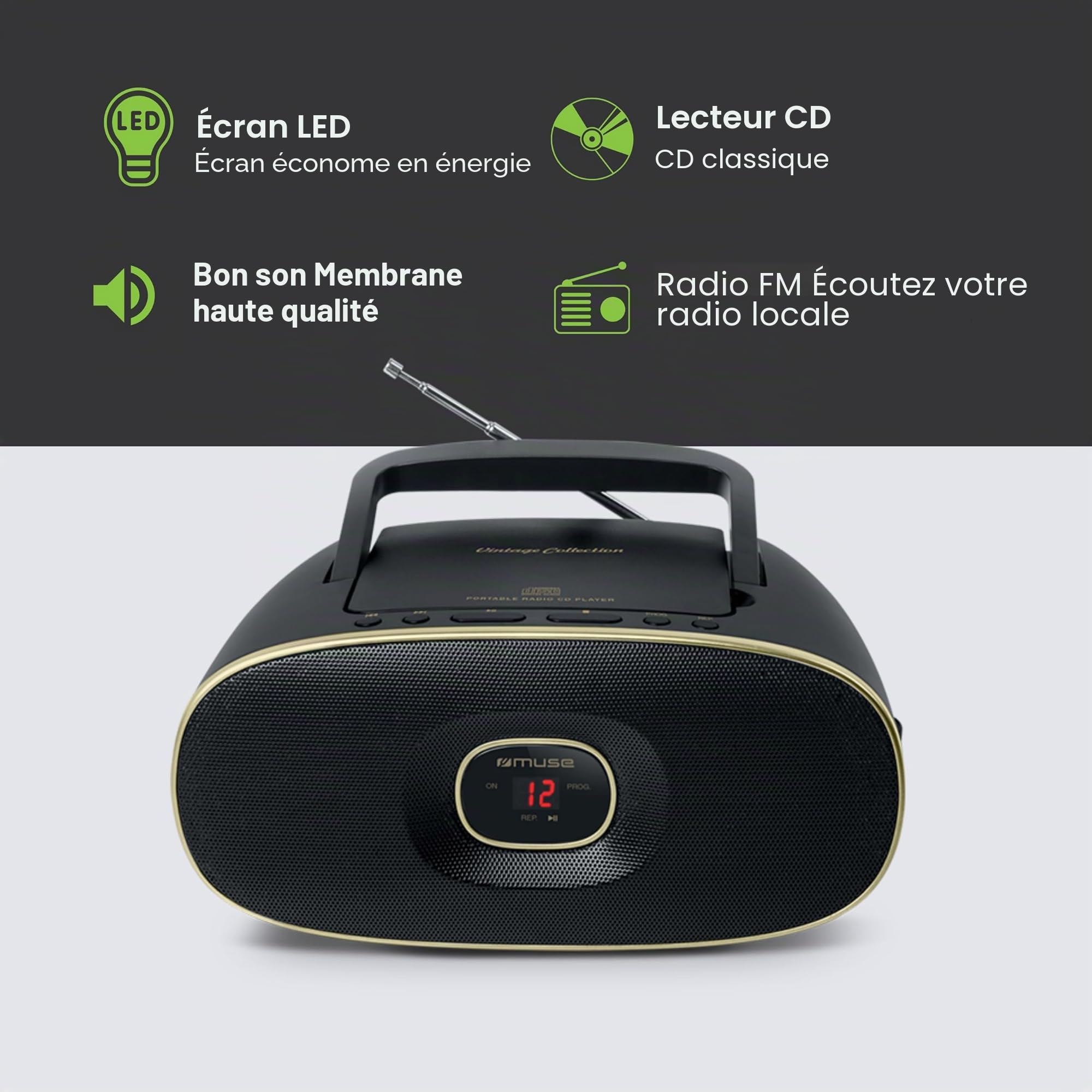 MUSE Radio CD MD202VT