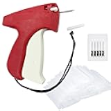 1606pcs Tagging Gun Kit, Tagging Gun for Clothing, Standard Retail Price Tag Attacher Gun Kit for Clothes Labeler with 6 Steel Needles and 1600 1-in Barbs Fasteners (Not Stitch Gun)