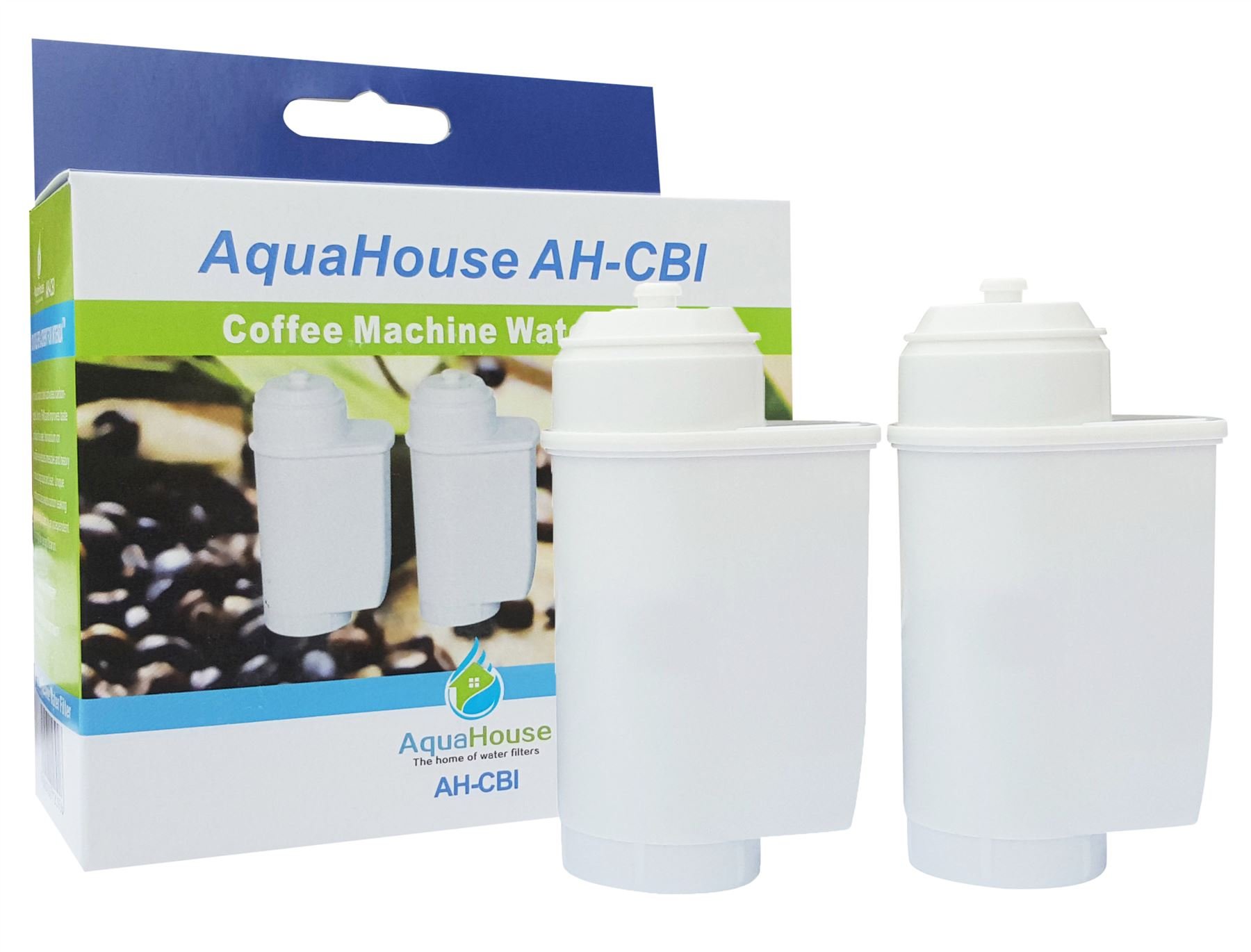 Aquahouse 2X Ah-Cbi Compatible With Bosch 467873 Neff & Siemens Tz70003 Tcz7003 575491 Water Filter For Coffee Machines Size 2