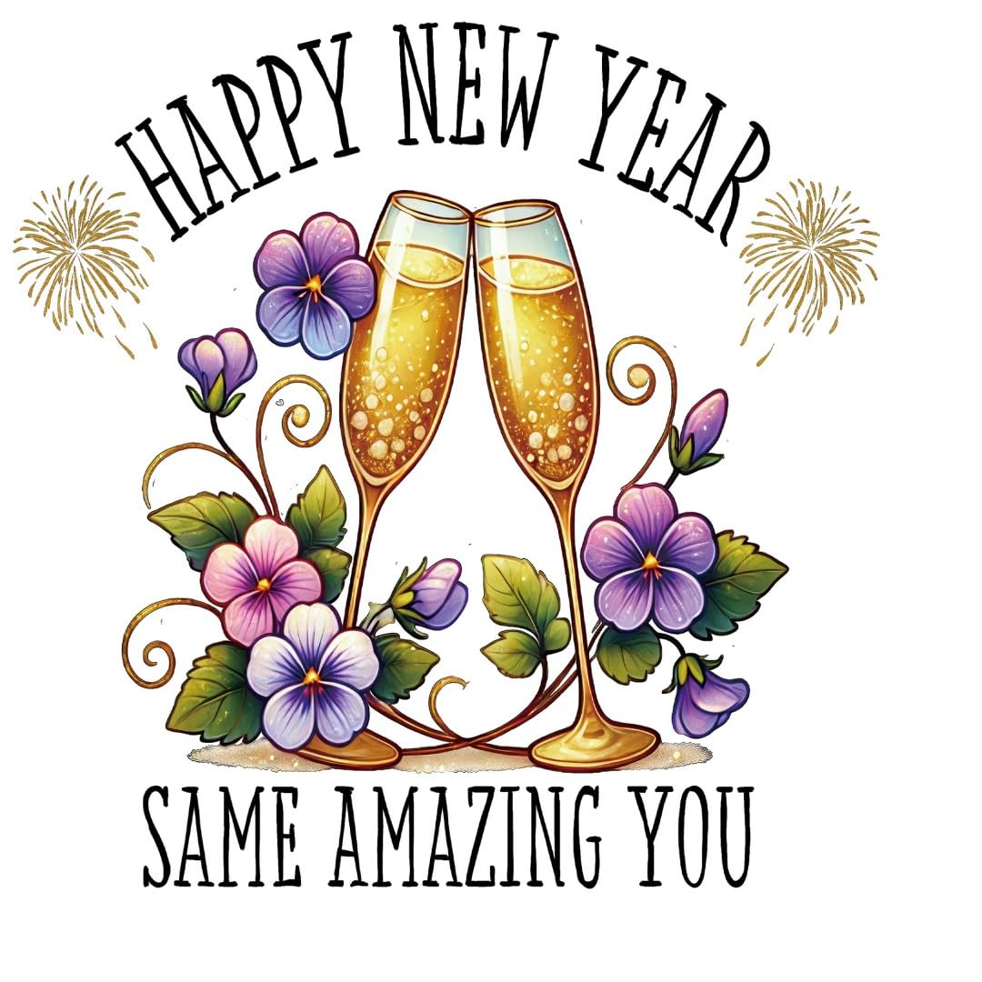 Watercolor Champagne Flowers Iron Transfer Patch Heat Transfer Sticker Vinyl Design Iron Applique T-Shirt Clothing DIY Craft Applique Clothing Decoration (P3)