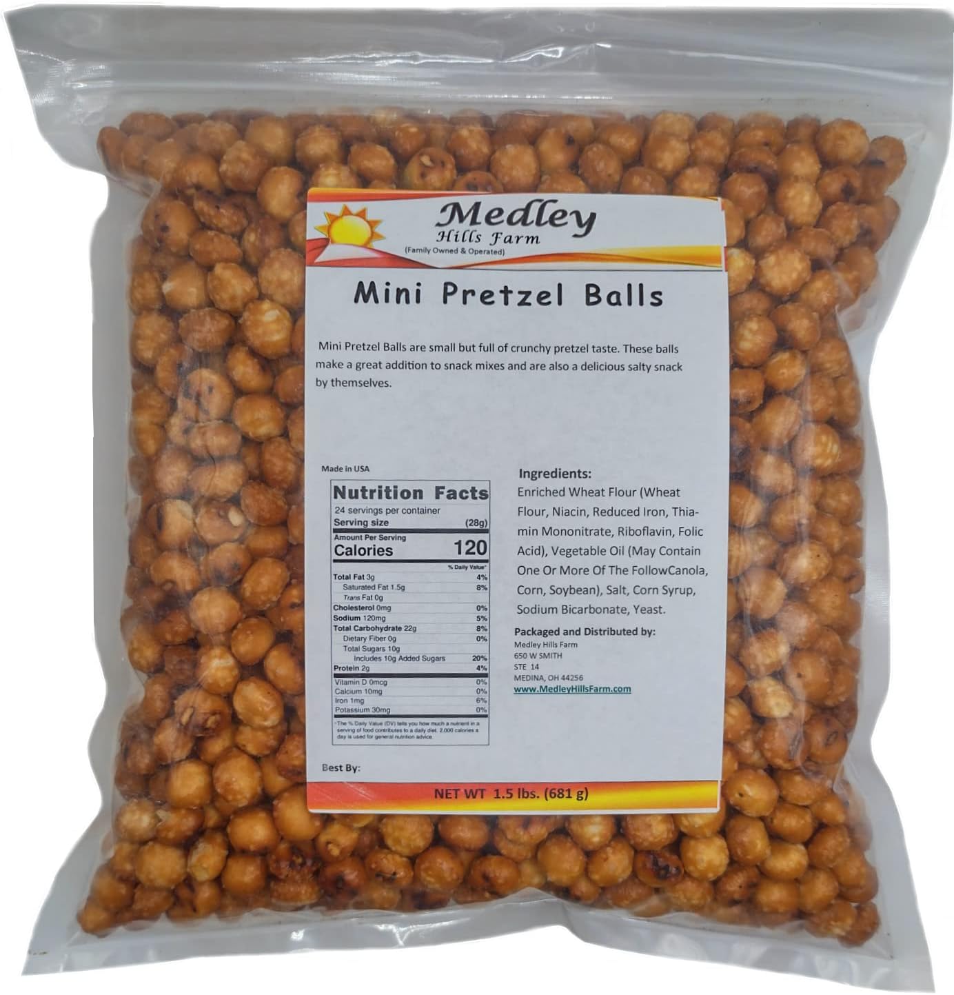 Snyder's of Hanover Pretzels, Rounds, Butter, 12 Oz