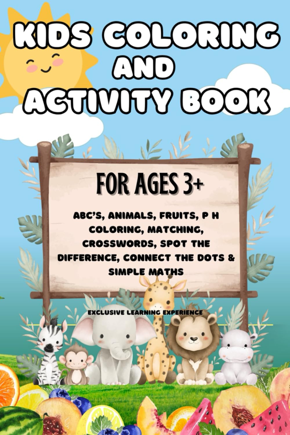 Kids Coloring And Activity Book
