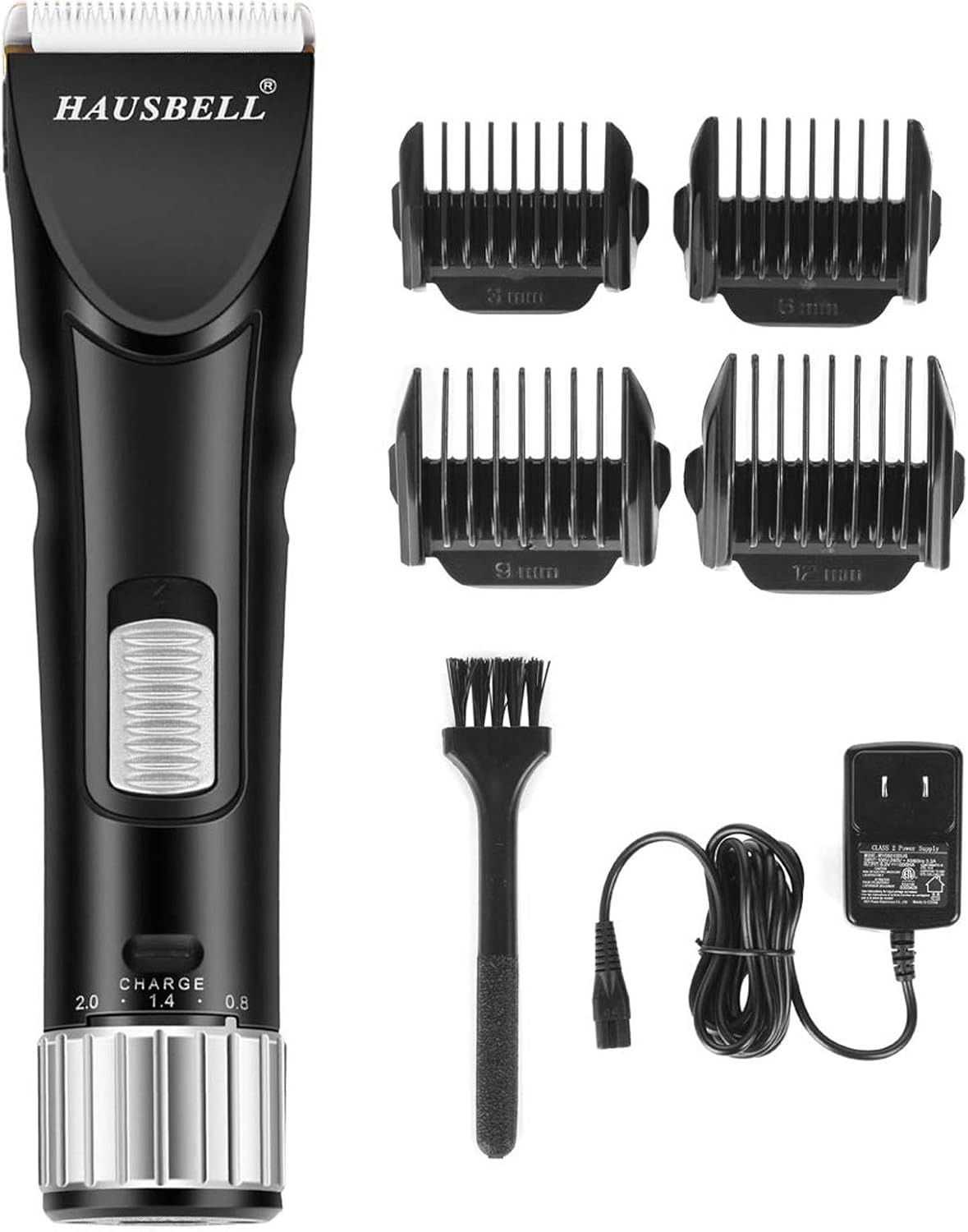 HAUSBELL Hair Clippers, Hair Trimmer, Beard Trimmer for Men, Clippers for Hair Cutting, Barber Clippers, Grooming Kit for Men, Cordless Rechargeable Shaver for Mustache Head Face Beard and Body