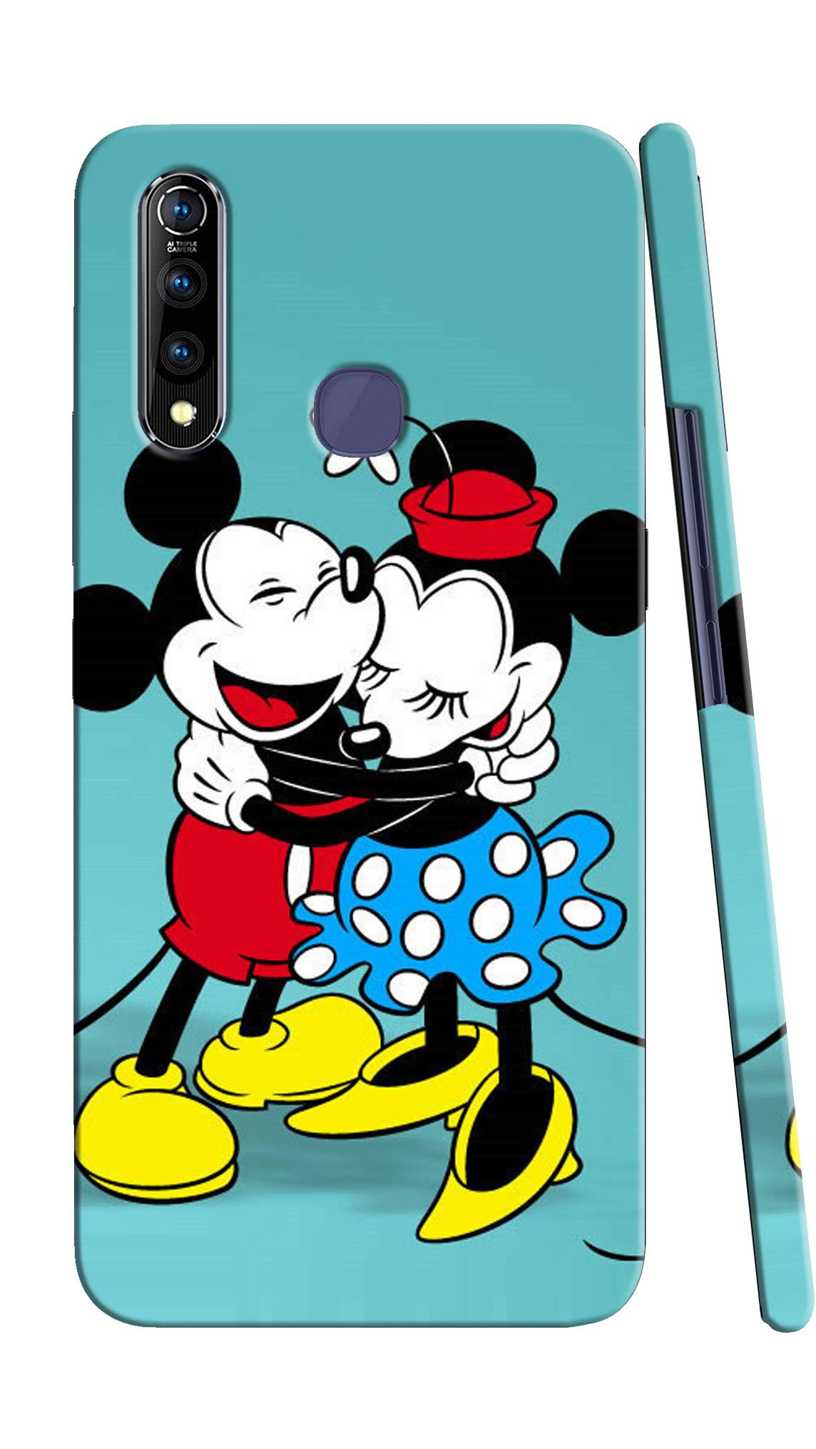 ADI CREATIONS Jokers On Green ThemesDesigner Back case Cover for Vivo U3