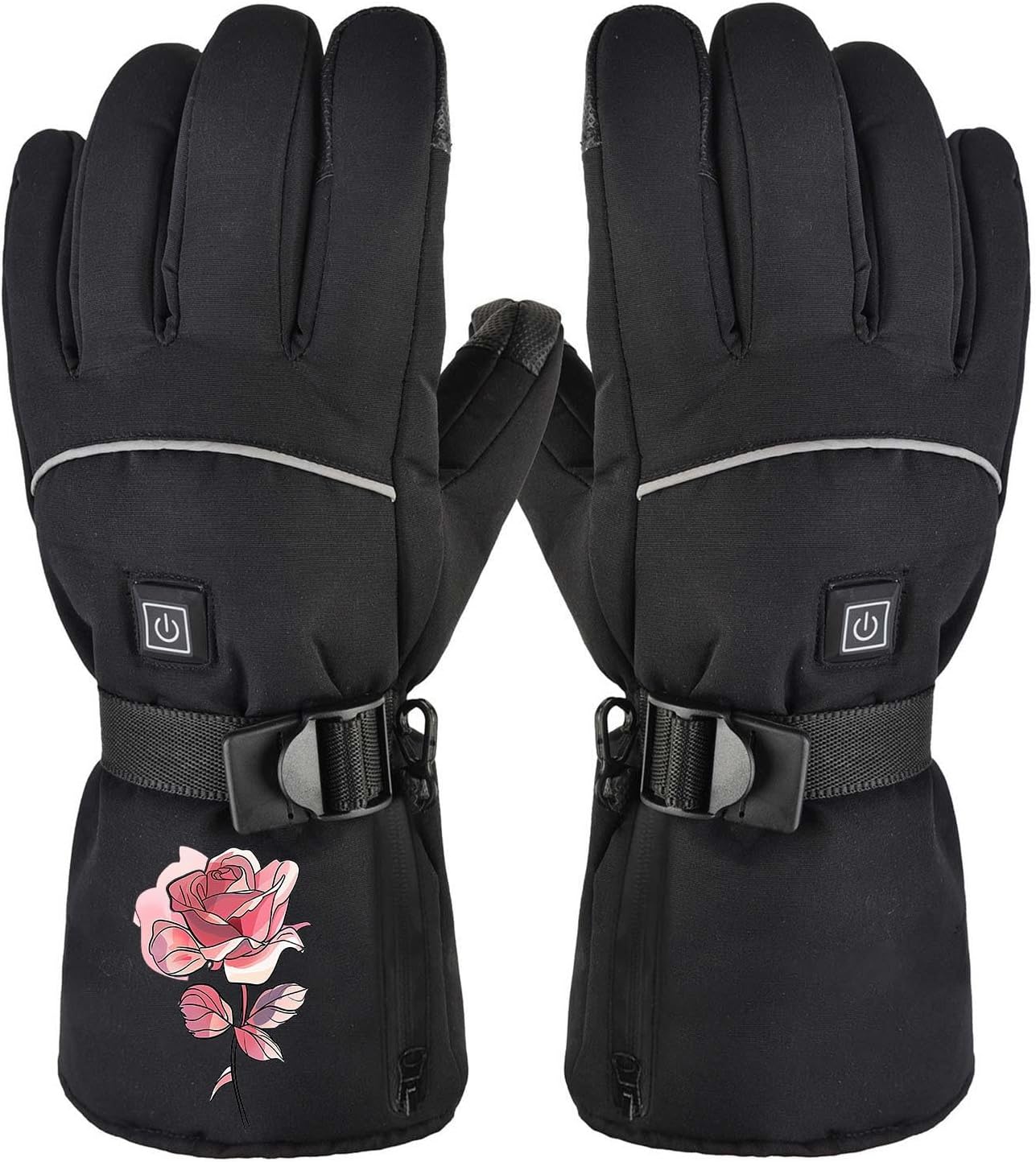 Heated Gloves for Women Man Work Touchscreen Gloves for Winter Cold Weather Rechargeable Electric Sports Warm Glove