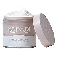Vista 10 de Kopari Ultra Restore - Mantequilla corporal, fórmula ligera batida, ácido hialurónico y mantequilla de semillas de mango, humedad profunda