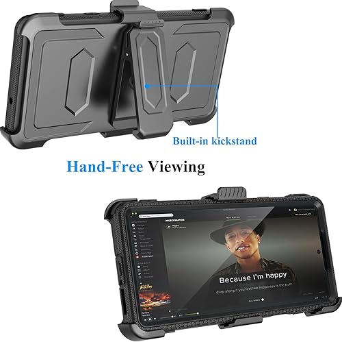 Miniatura 10 de Njjex Funda para Moto Edge Plus 2022, para Motorola Edge+ 5G UW 2022Edge 30 ProEdge X30, Nbeck Protector de pantalla integrado de alta resistencia,