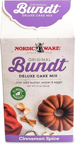 Nordic Ware Mezcla de pastel Bundt de especias de canela